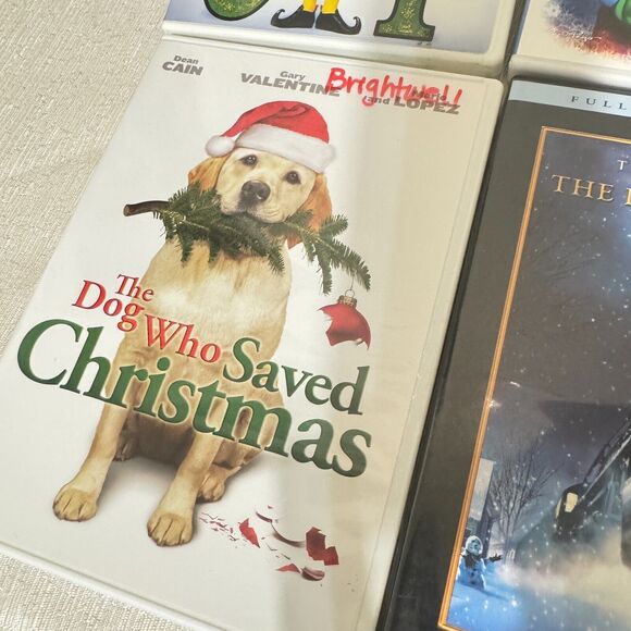 Holiday Movies DVD Lot Of 5 A Christmas Carol Scrooge Elf Dog who saved Smurfs - Picture 5 of 10